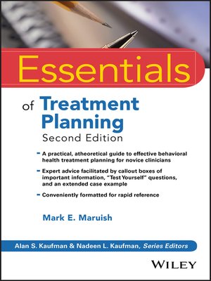 cover image of Essentials of Treatment Planning